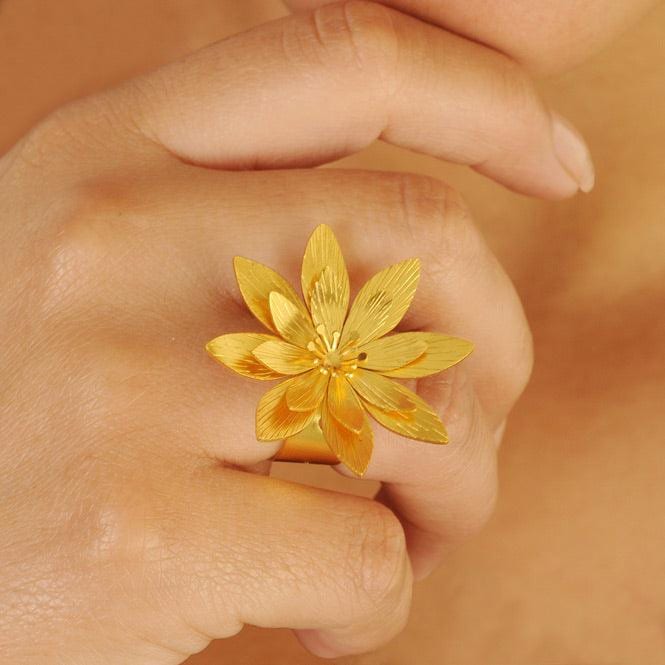 Anillo Flor De Loto Resiliencia - imagen 2