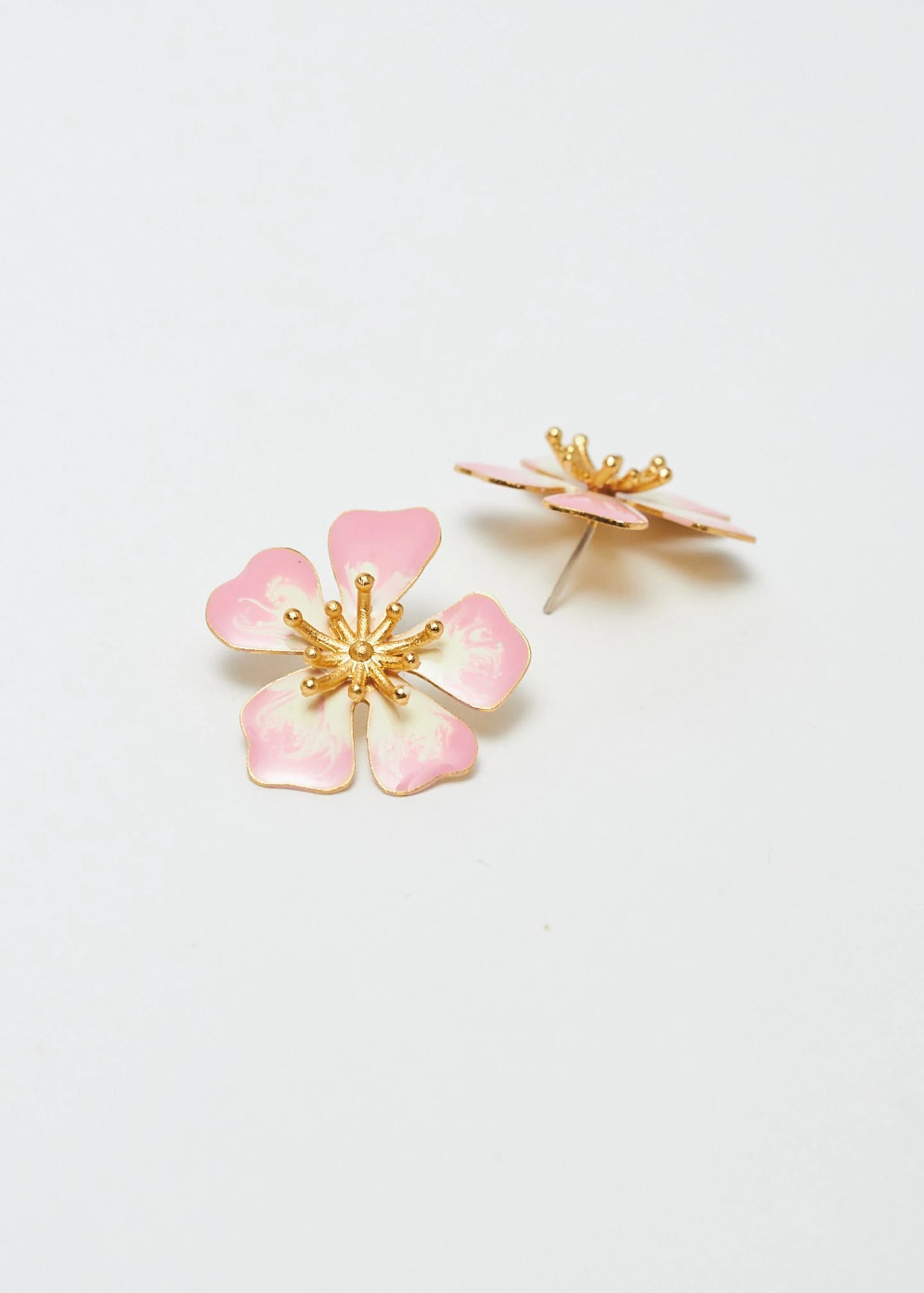 Aretes Aurora midi Rosa Swirl - imagen 4