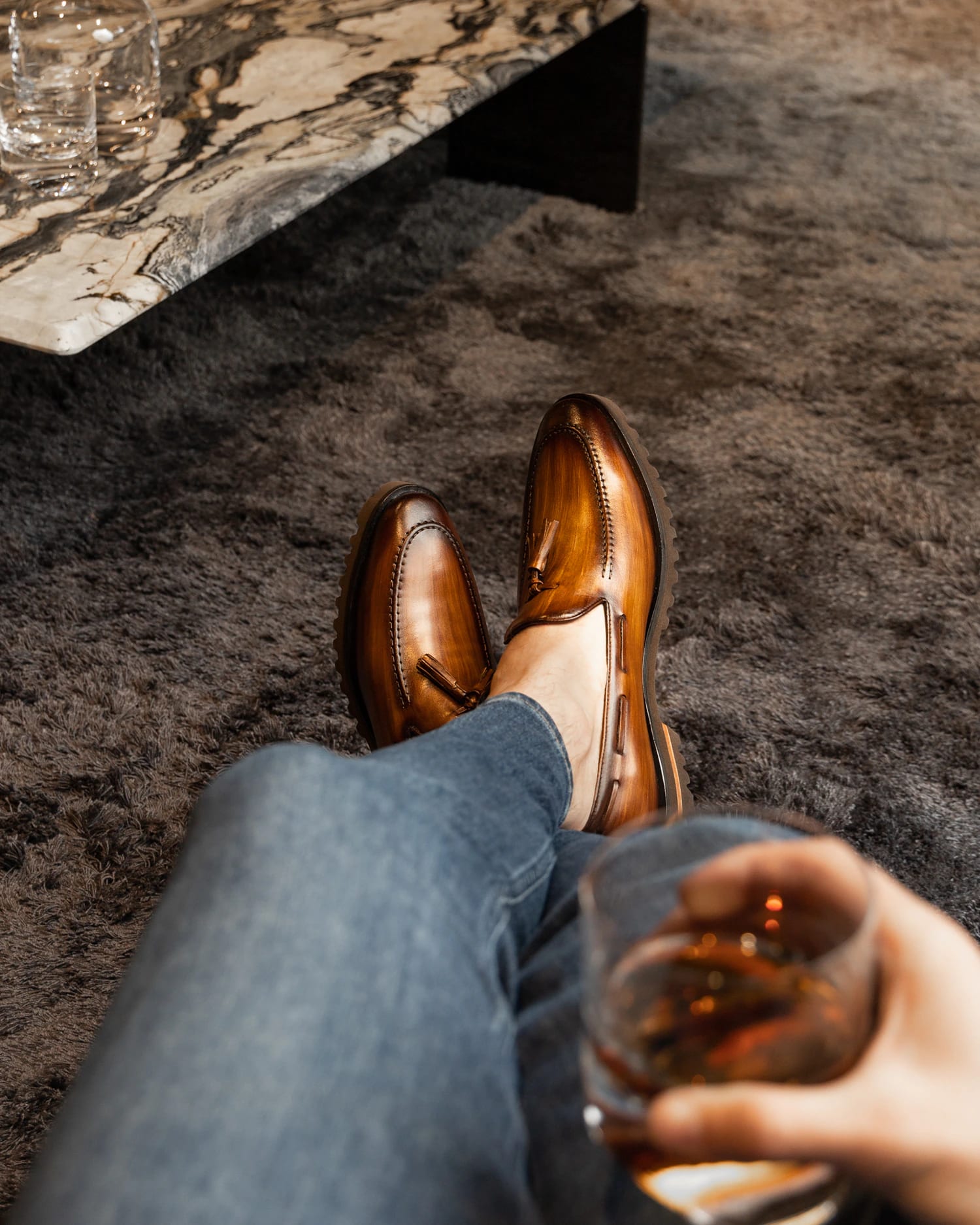Mocasín Venetto Caramelo Suela Ultraliviana sale - imagen 3