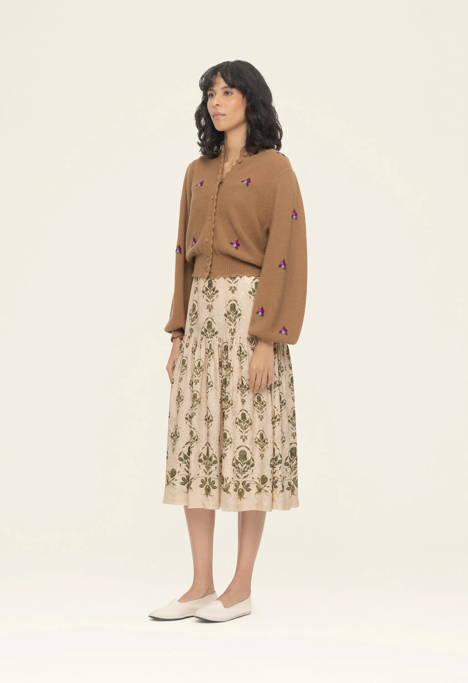 Pradera Brown Cardigan - imagen 2