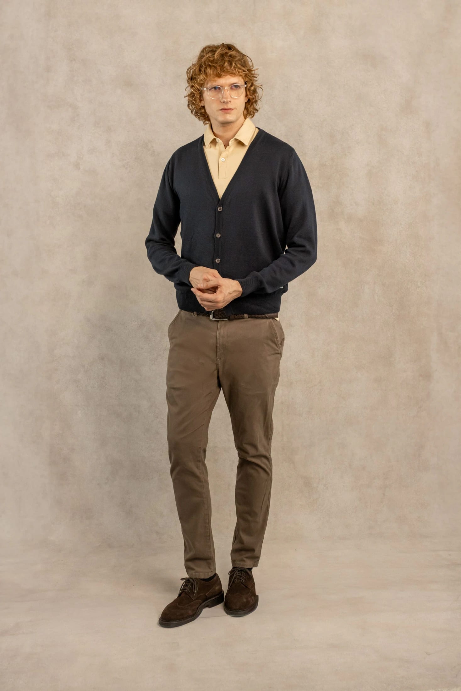 Cardigan Tejido Azul Oscuro - imagen 7