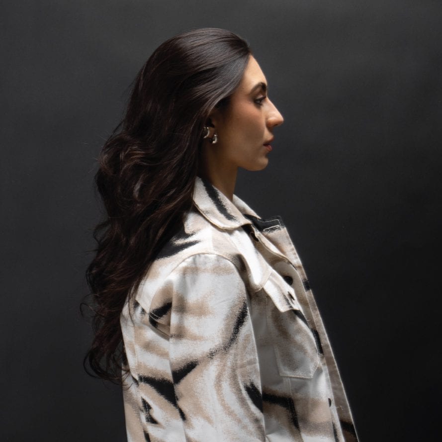 Chaqueta – Denim – Abstract Brown - imagen 1