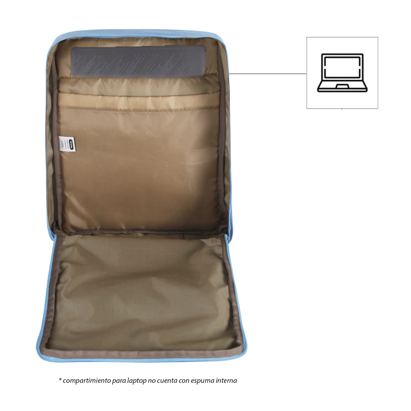 Morral Plegable Active Azul Claro - Ligero y Resistente - imagen 6