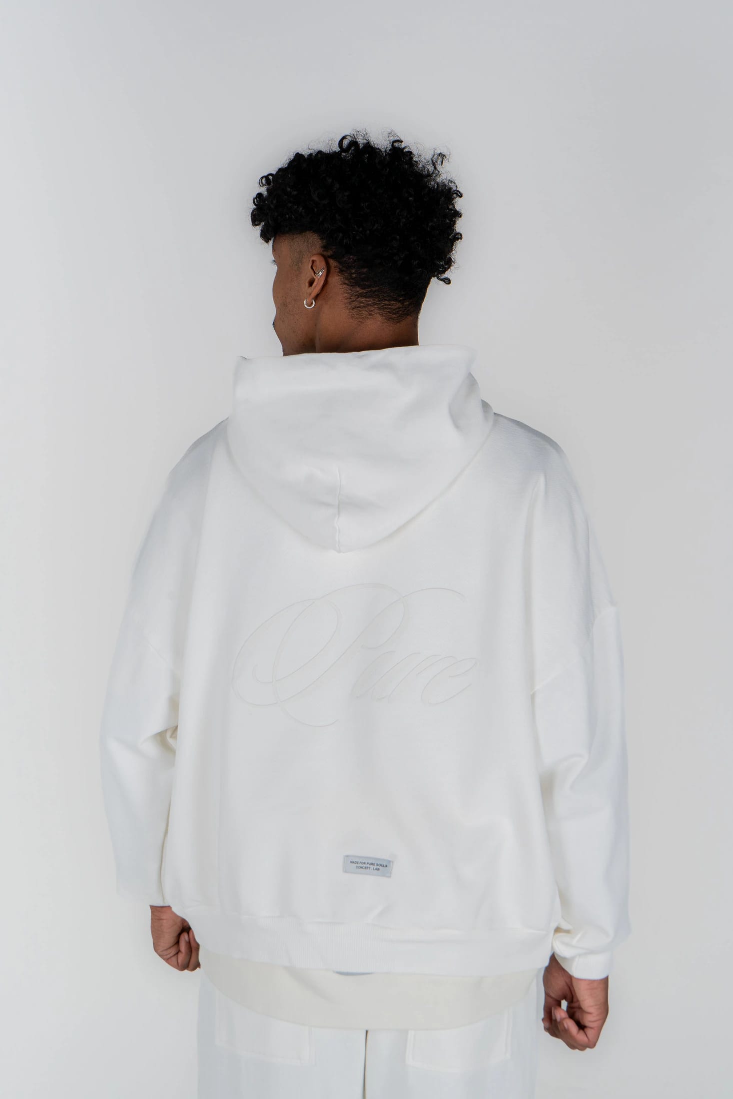 Basic Ivory Hoodie - imagen 3
