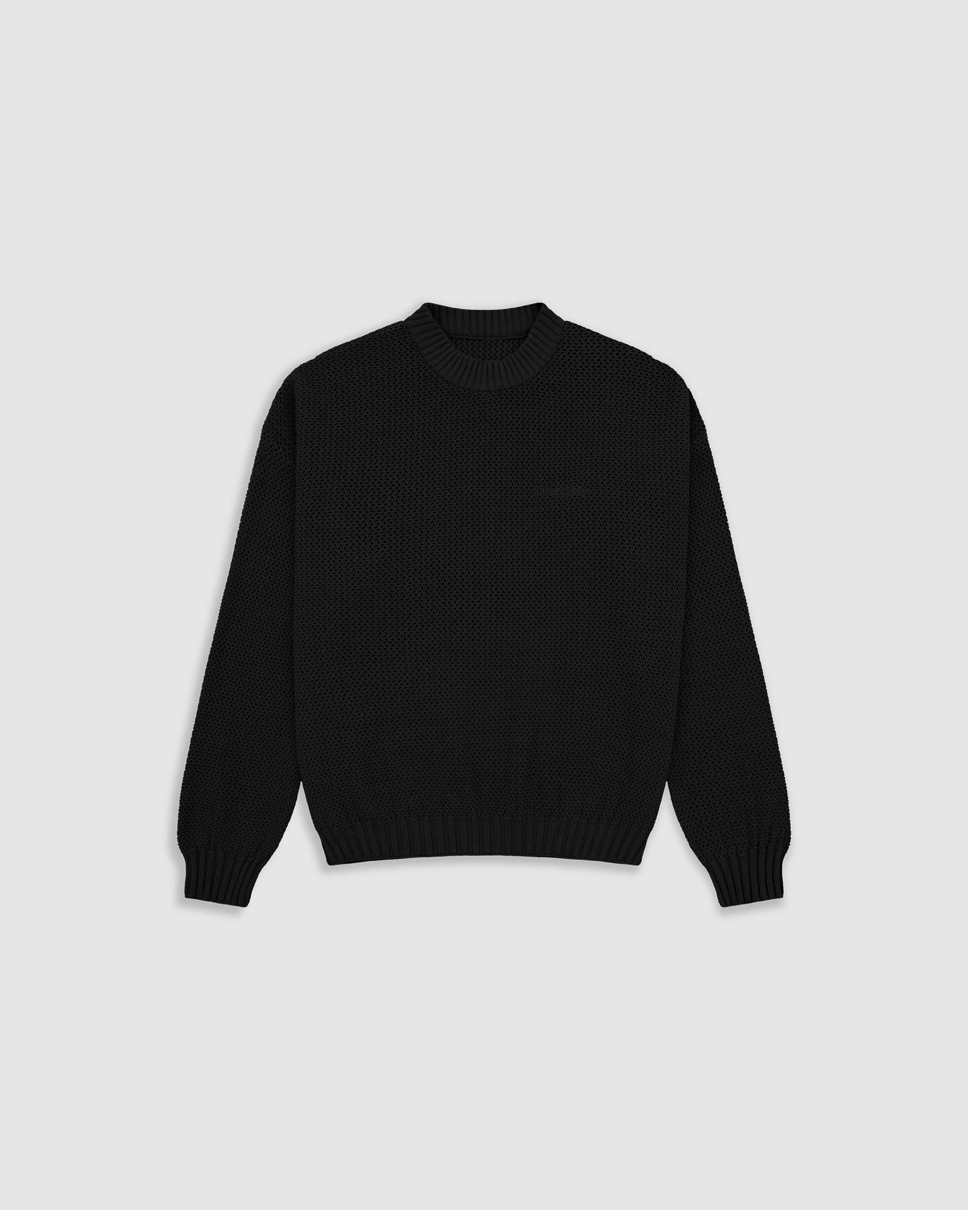 Knit Monogram Sweater - Negro Oscuro - imagen 9