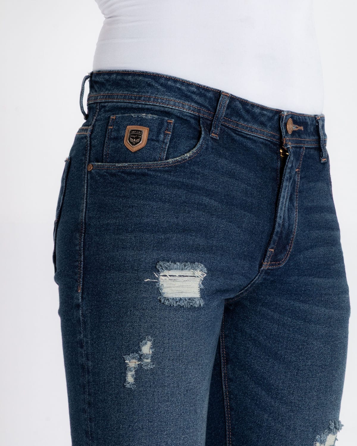 Jean slim tono oscuro para hombre - imagen 4