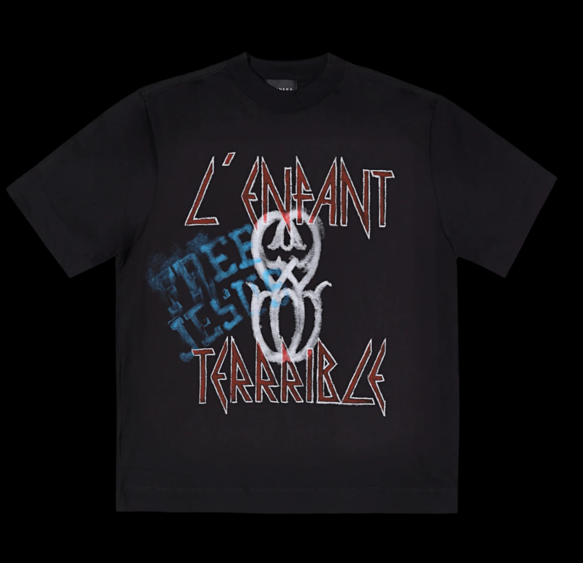L'ENFANT MONOGRAM BLACK T-SHIRT - imagen 5
