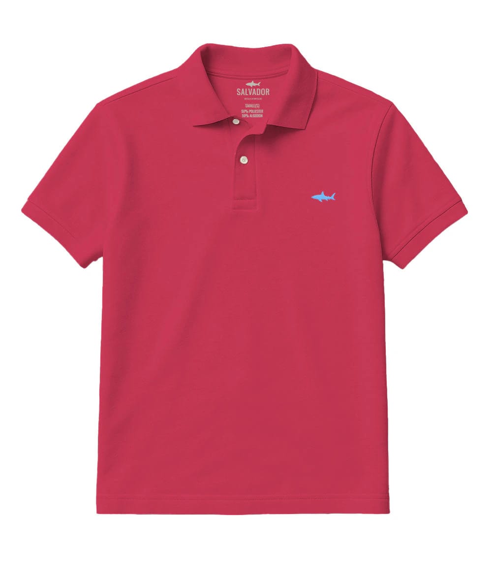 CAMISETA POLO FUCSIA - imagen 1