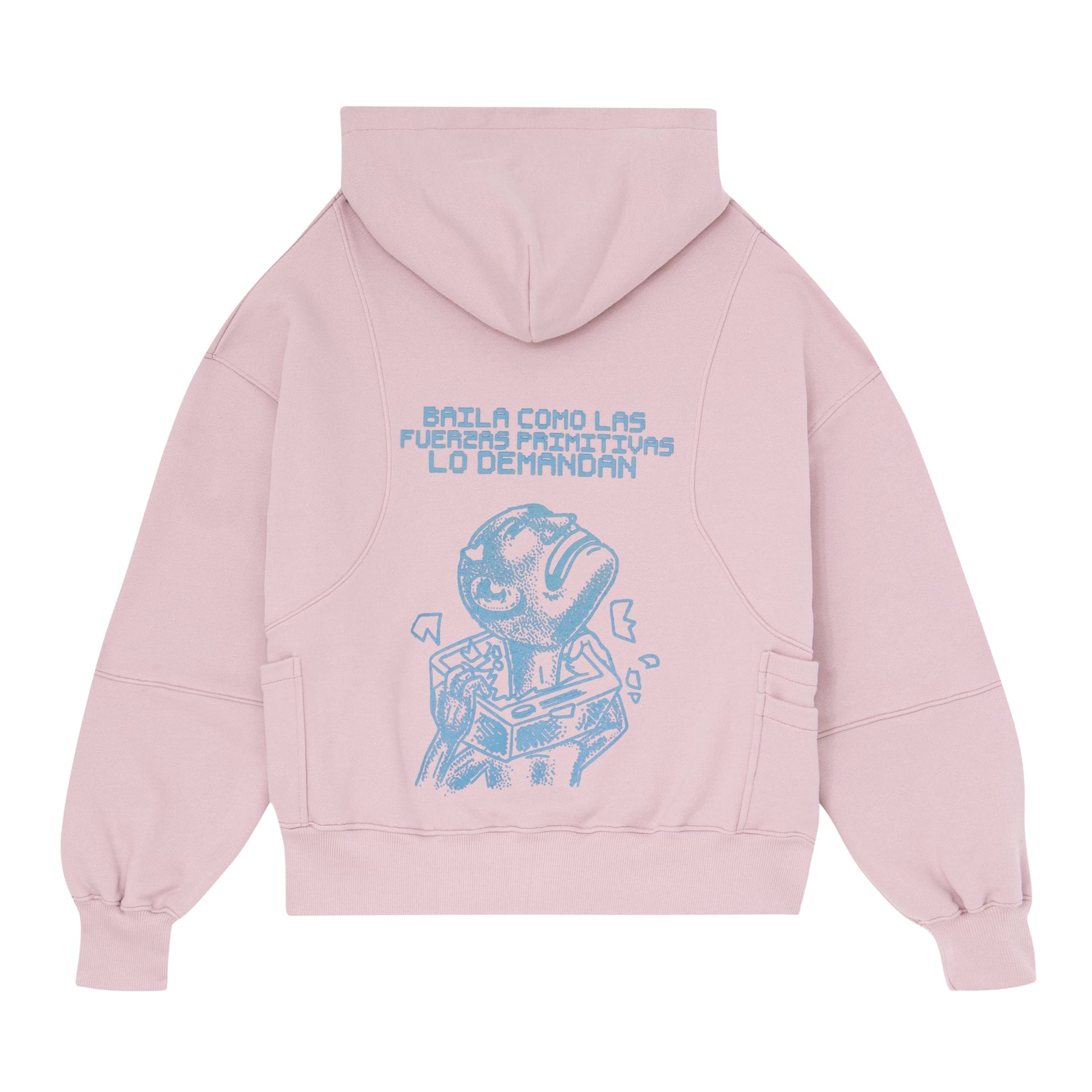 HOODIE JNF X ENTROPIA ROSADO - imagen 2