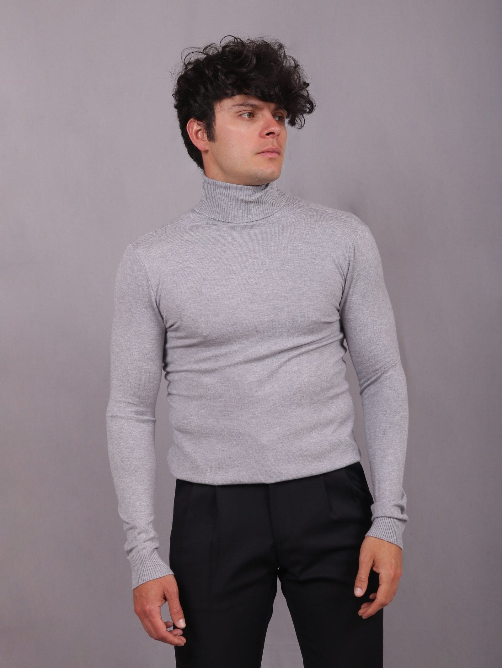 Cuello tortuga gris - imagen 2