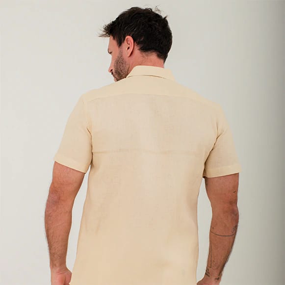 CAMISA MC 100% LINO HOMBRE - imagen 5