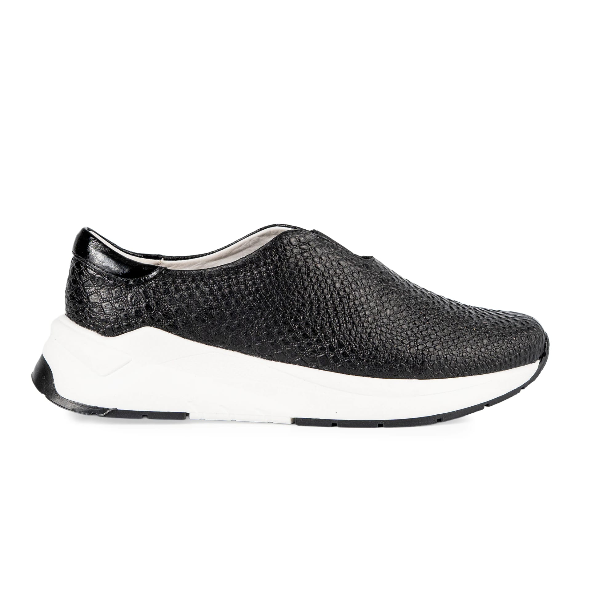 "LYSA" TENIS EN CUERO SIN CORDONES - imagen 2