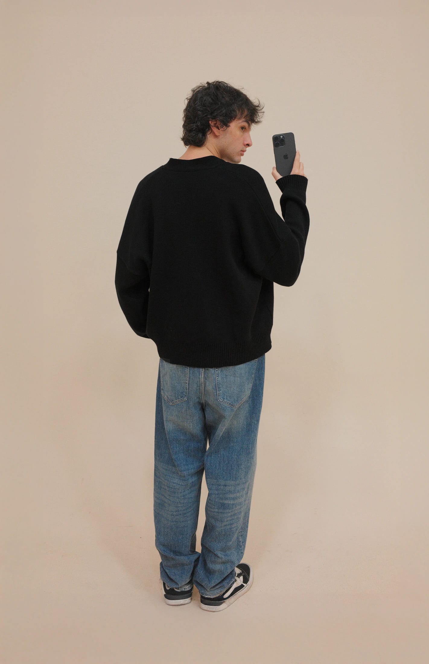 SIGNATURE CARDIGAN BLACK - imagen 4