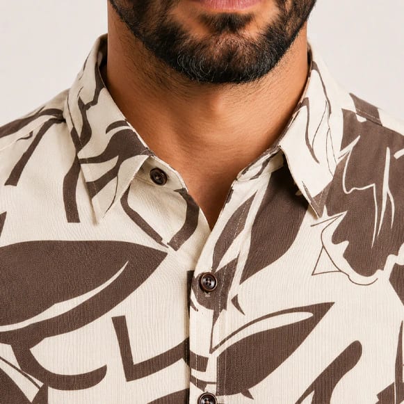 CAMISA MC 75% VISCOSA 25% ALGODON HOMBRE - imagen 4