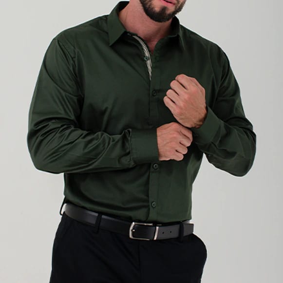 CAMISA ML 100% ALGODON HOMBRE - imagen 9