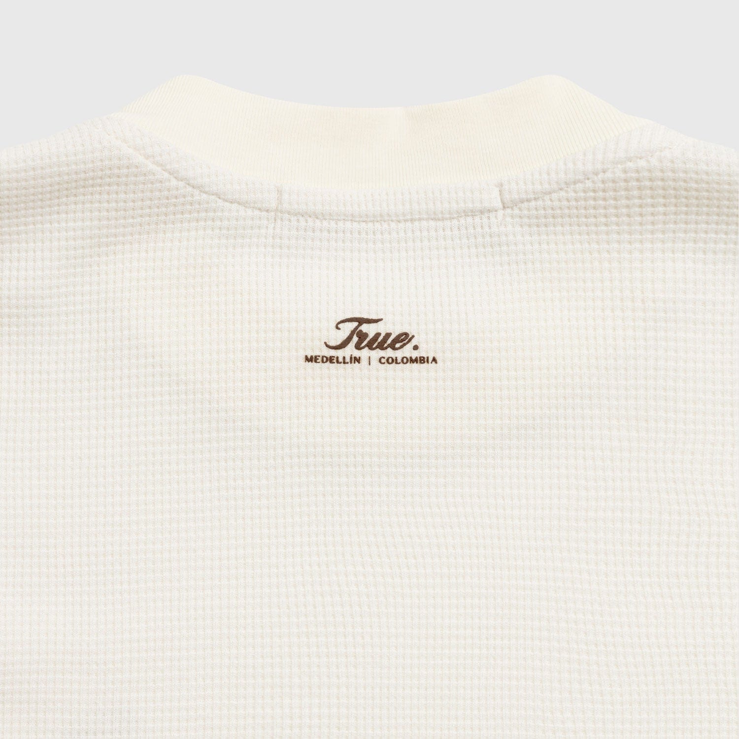 Textured Boxy Tee - Cream - imagen 1