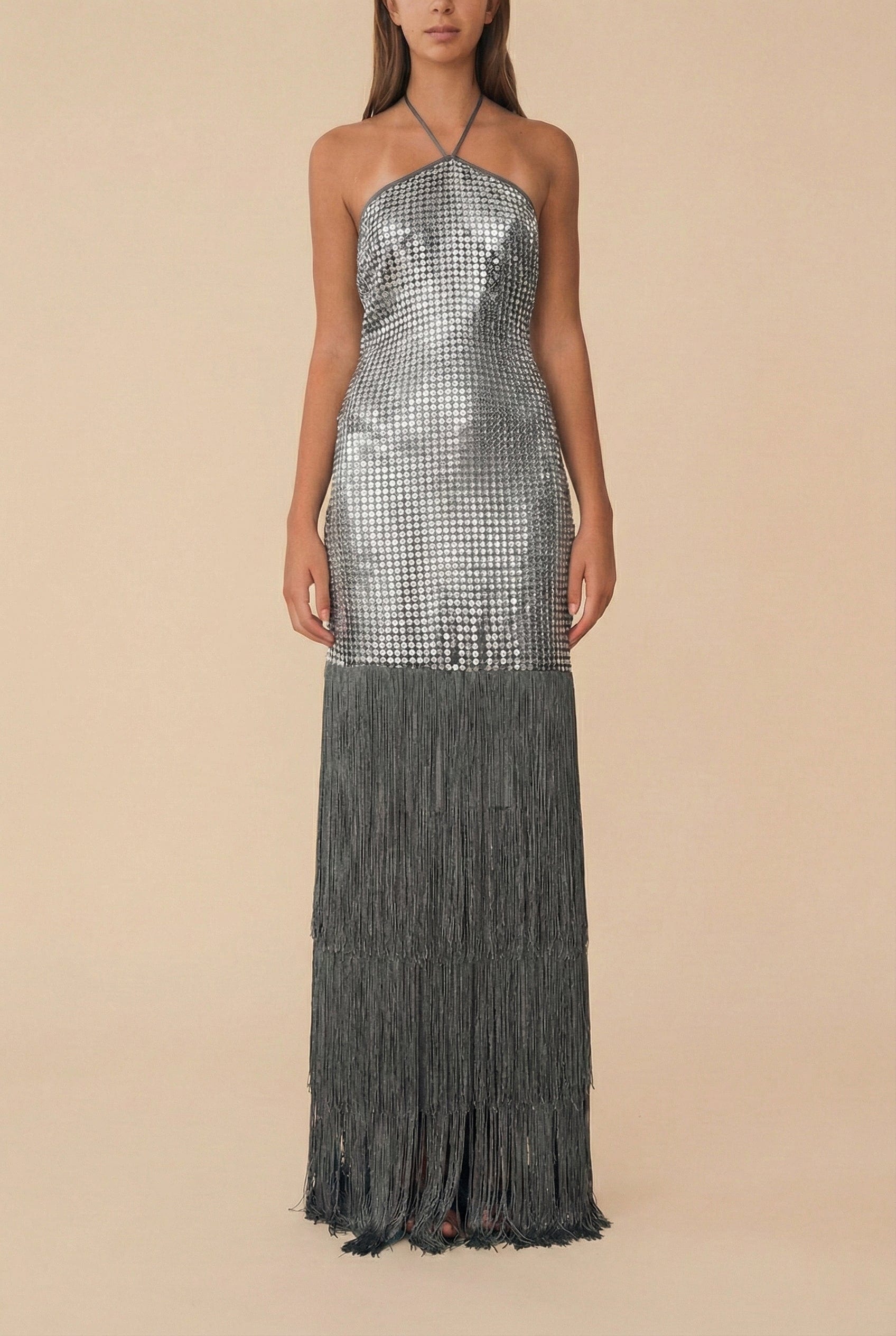 SARA DRESS SILVER - imagen 2