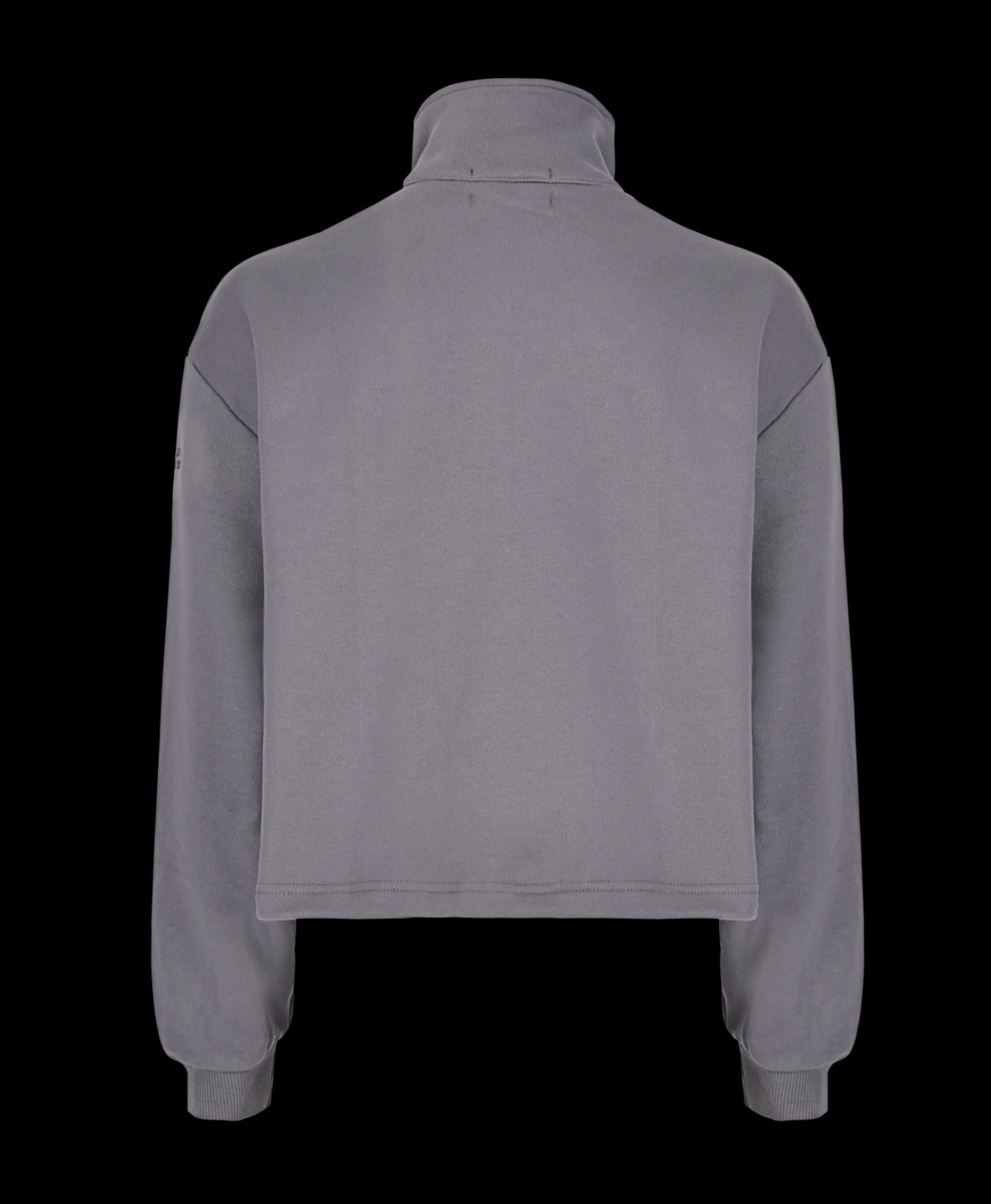 MONOGRAM ZIPPER GRAY SWEATER - imagen 5
