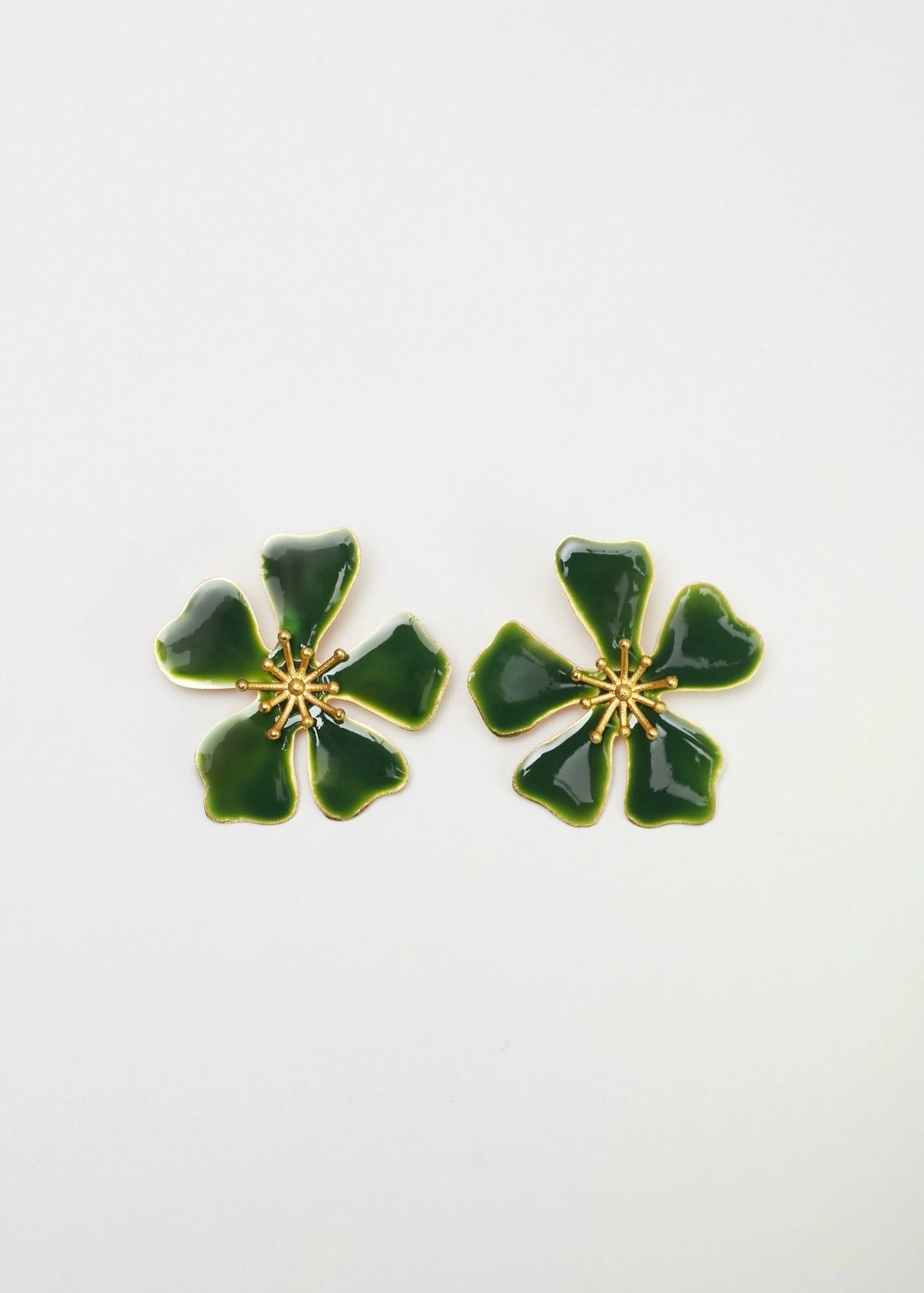 Aretes Aurora maxi Verde - imagen 3