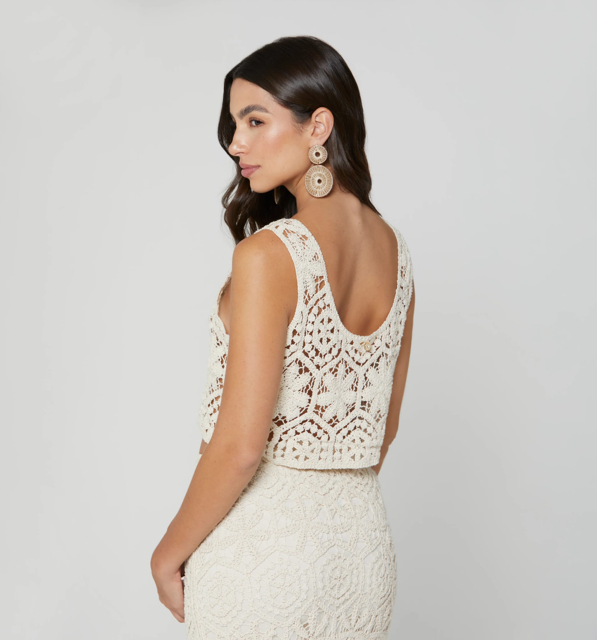 Blusa manga sisa en crochet - imagen 10