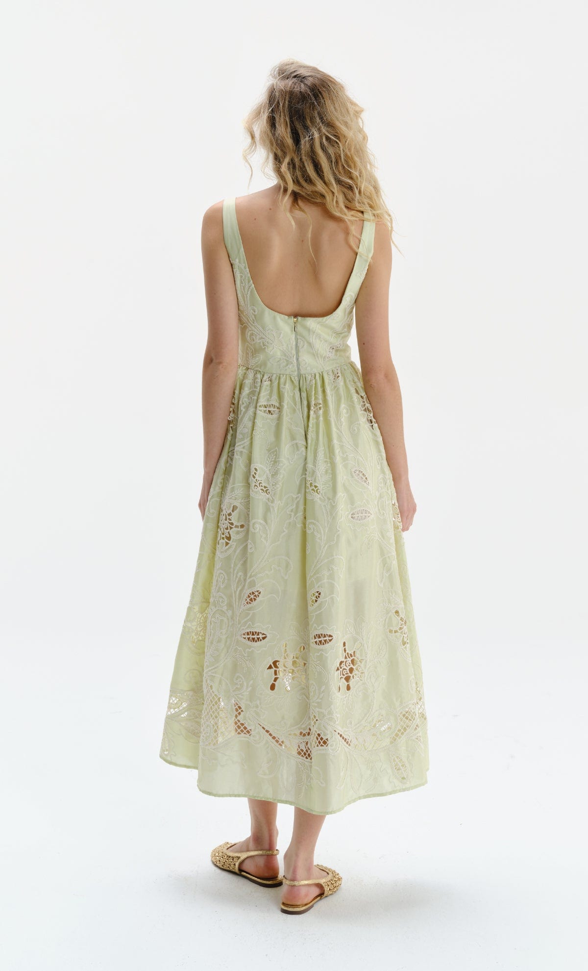 Vestido midi Mossy Green - imagen 2