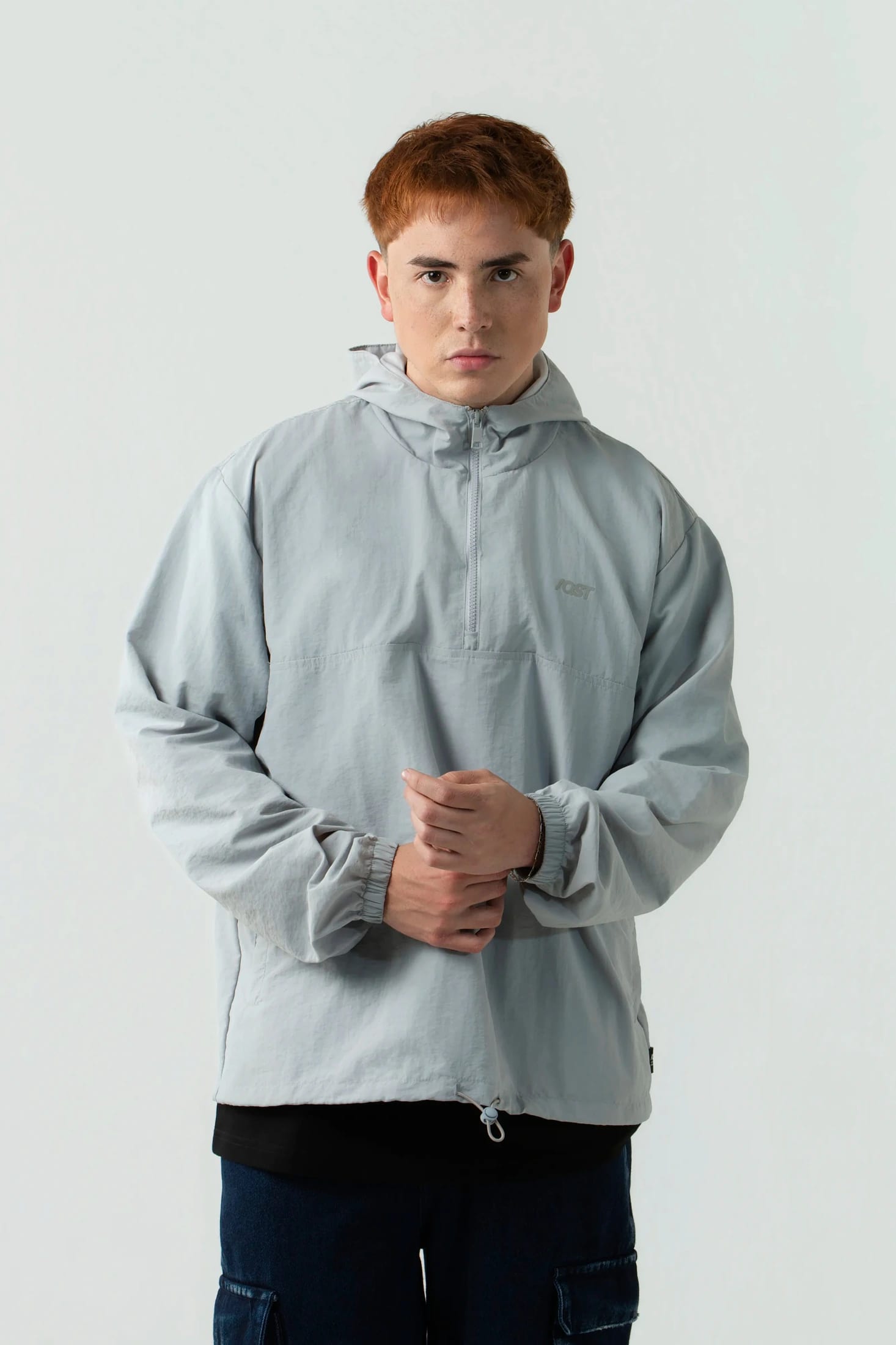 CHAQUETA ROMPEVIENTOS COLOR GRIS CLR - imagen 2
