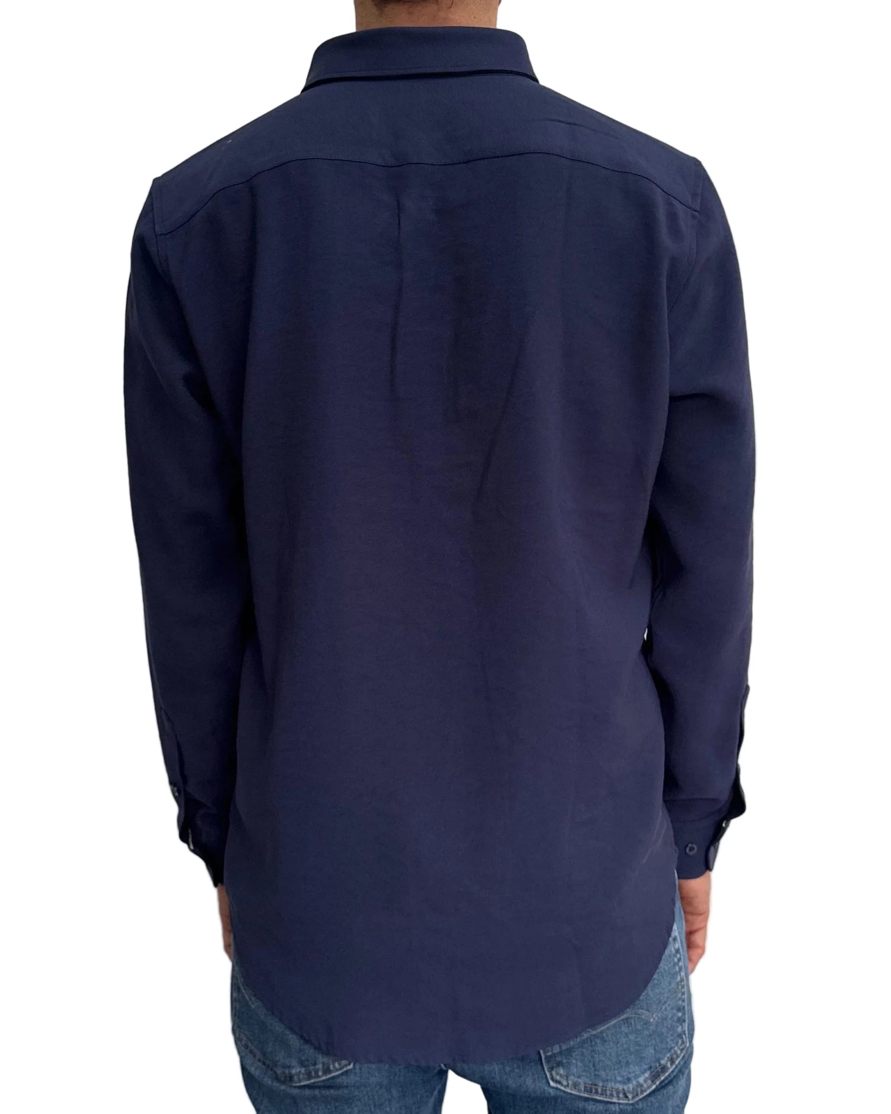 Camisa Navy en rayón - imagen 4
