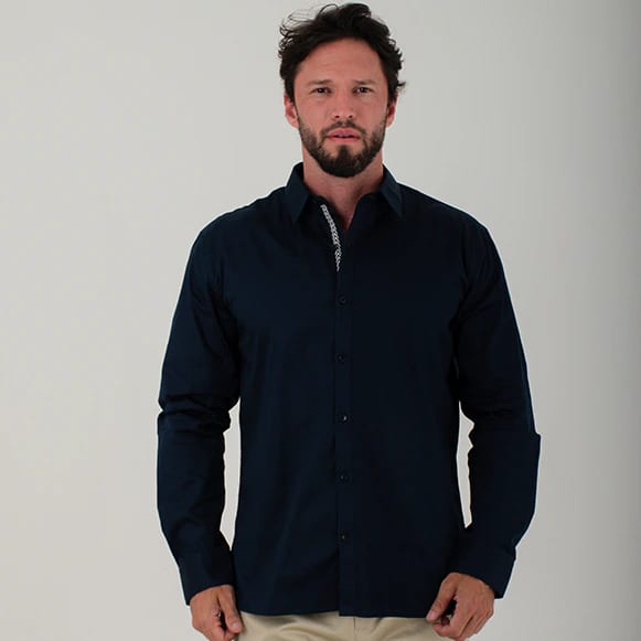 CAMISA ML 100% ALGODON HOMBRE - imagen 1