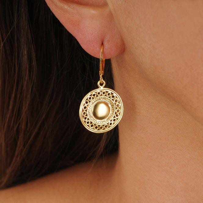 Arete Pectoral de Círculos Muisca - imagen 3