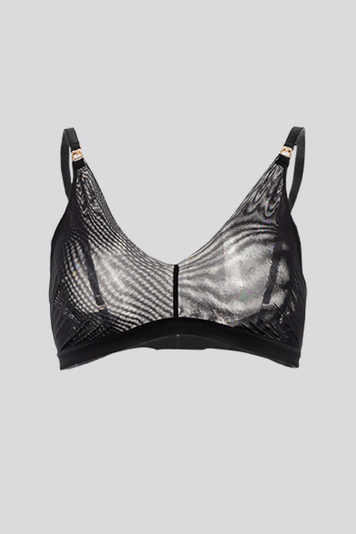 BRALETTE ELLIPSE EN TUL INVISIBLE ULTRA COMODO ALMA LIMPIA NEGRO - imagen 2