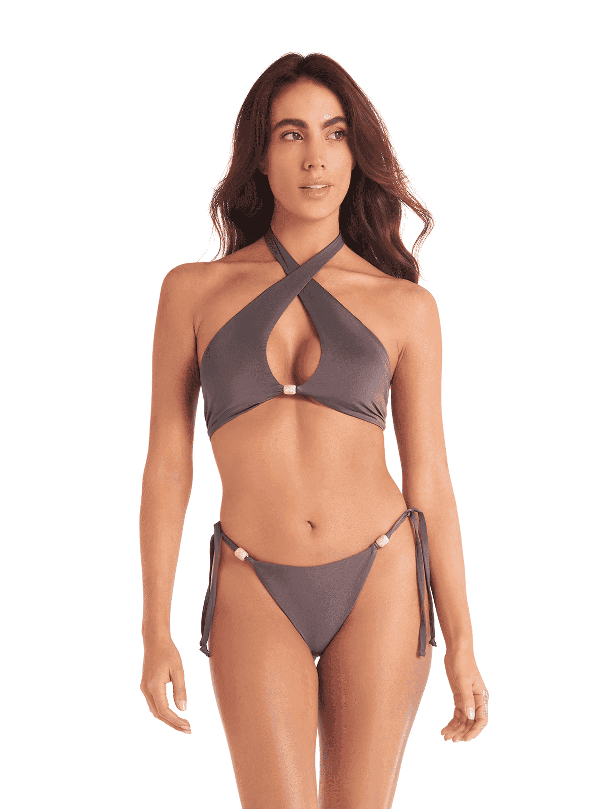 TANGA DE BAÑO 43915 - ACCESORIO EN LATERALES - imagen 2