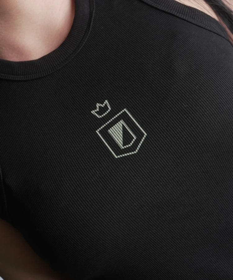 TANK TOP NEGRO ESCUDO AN MUJER - imagen 2