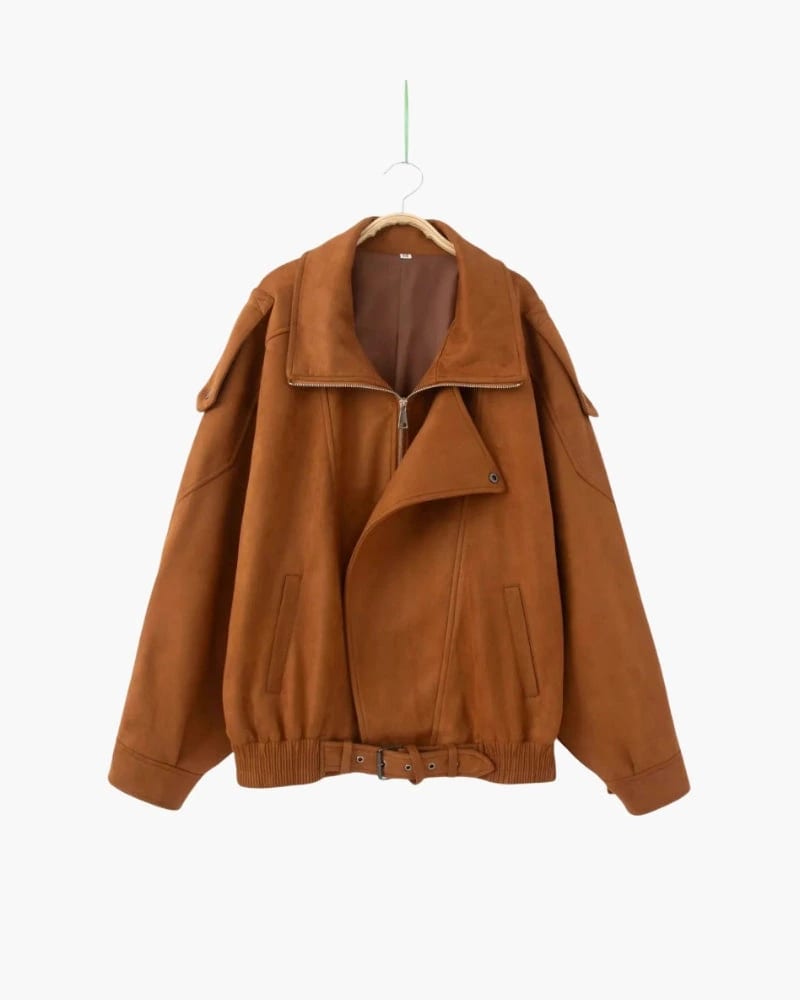 Vintage Suede Drape Jacket - imagen 1
