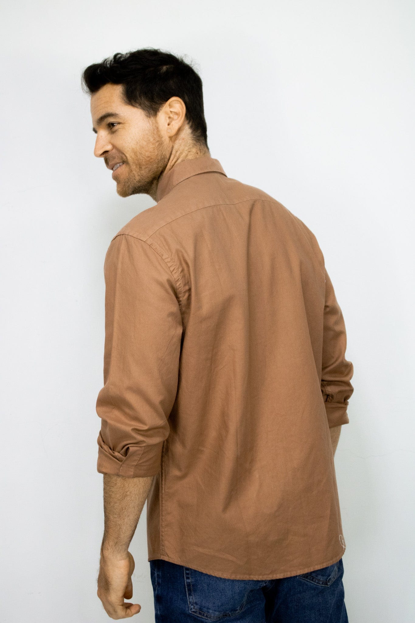 CAMISA OXFORD CAFE PARA HOMBRE - imagen 3