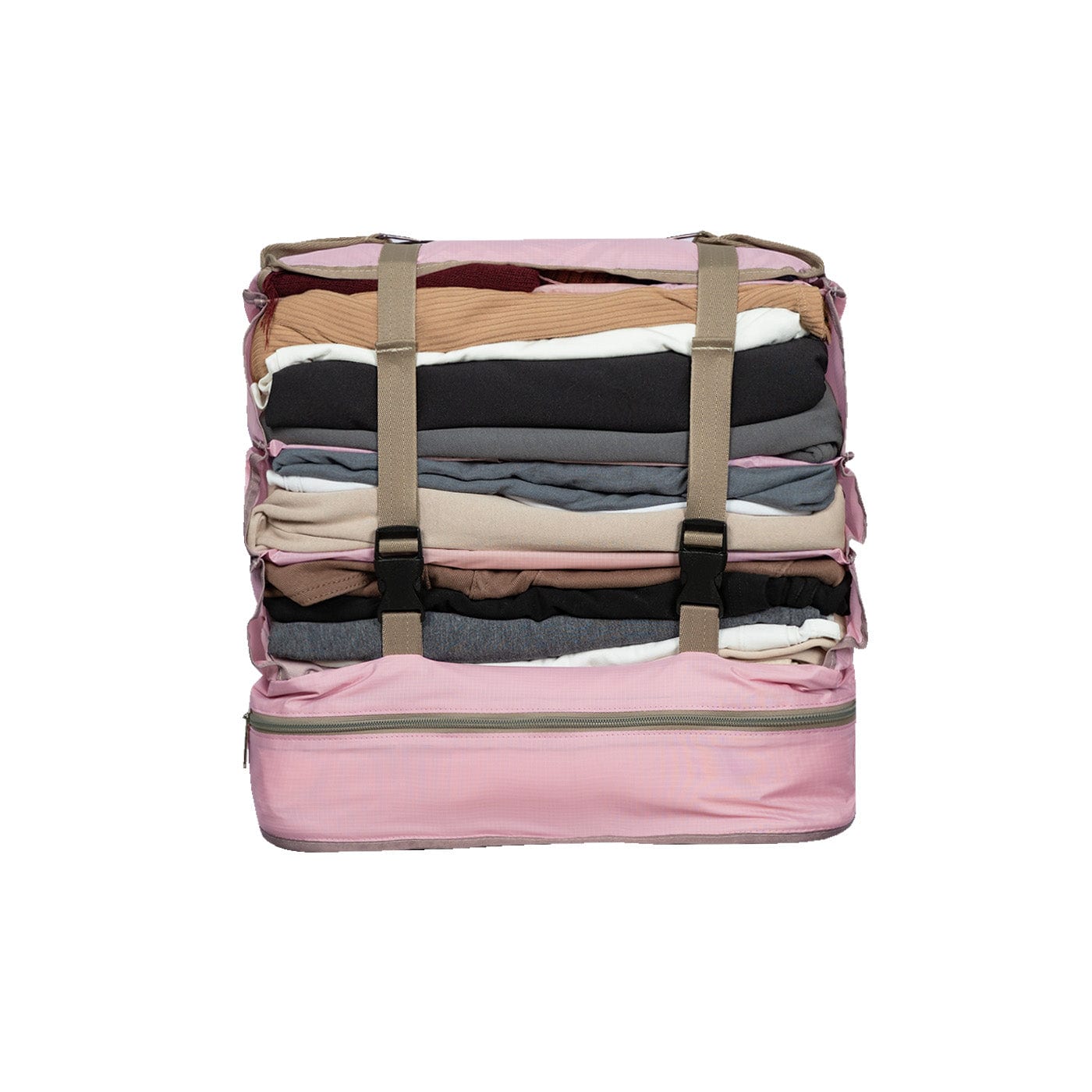 Cubos Organizador de viaje Acordeon 6 compartimientos Light Rosado - imagen 3