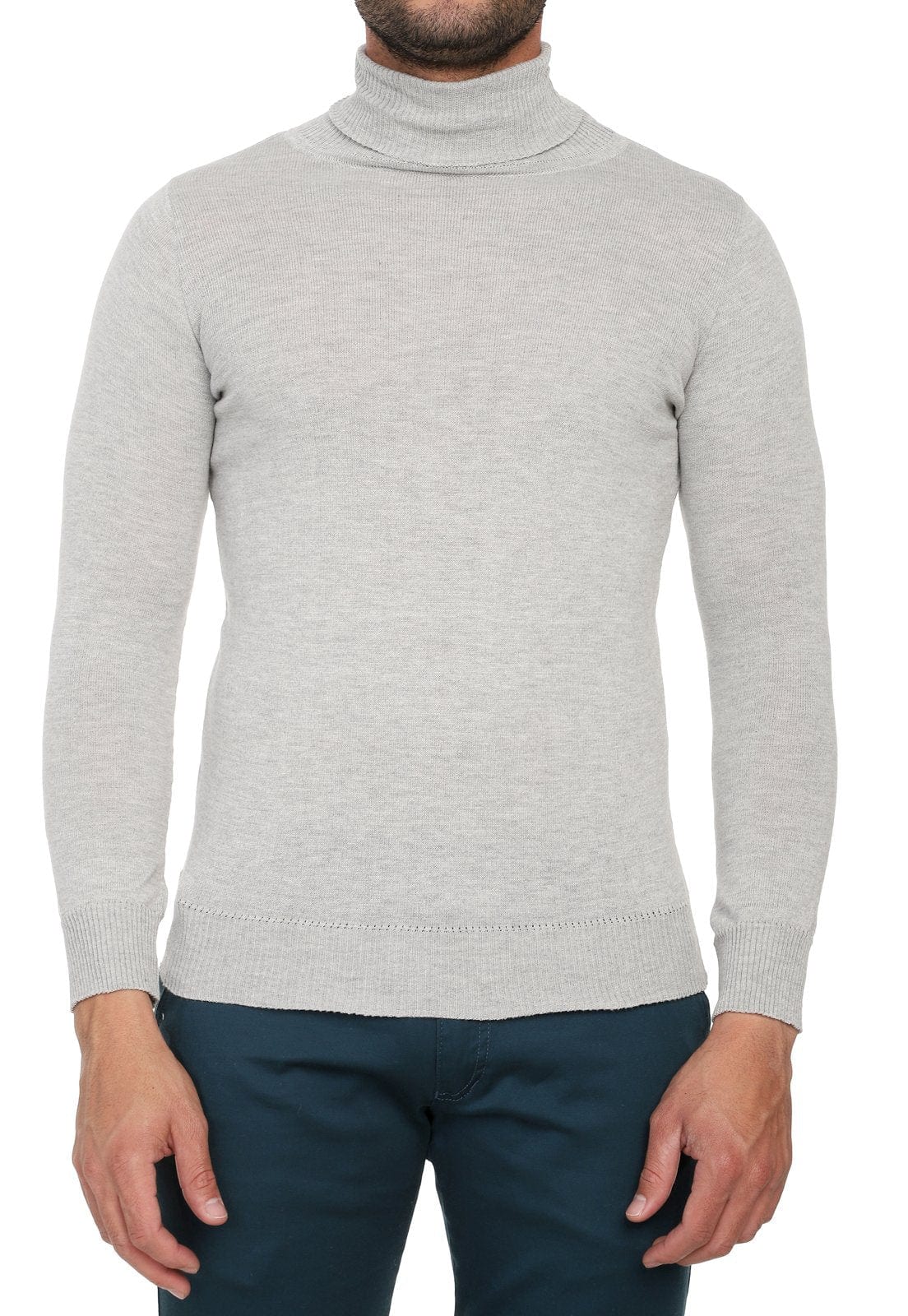 Buzo cuello tortuga gris - imagen 3