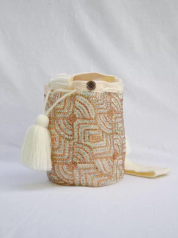 Mochila Diseño En Pedrería Medianas - imagen 2