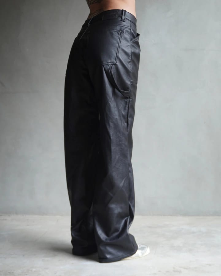 PANTALÓN DE CUERINA NEGRO MIAMI VICE - imagen 4