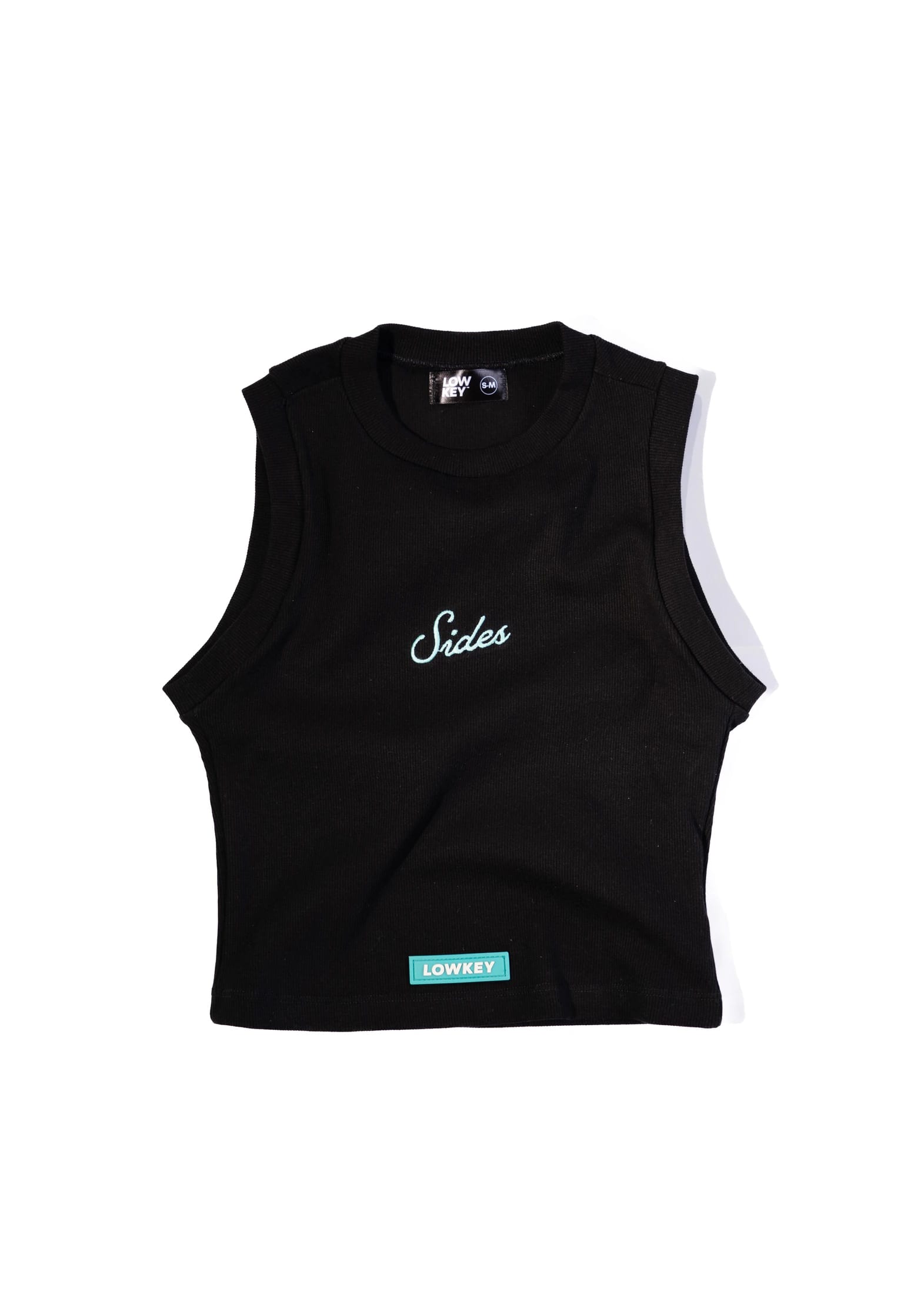 CROPTOP NEGRO - SIDES - imagen 1