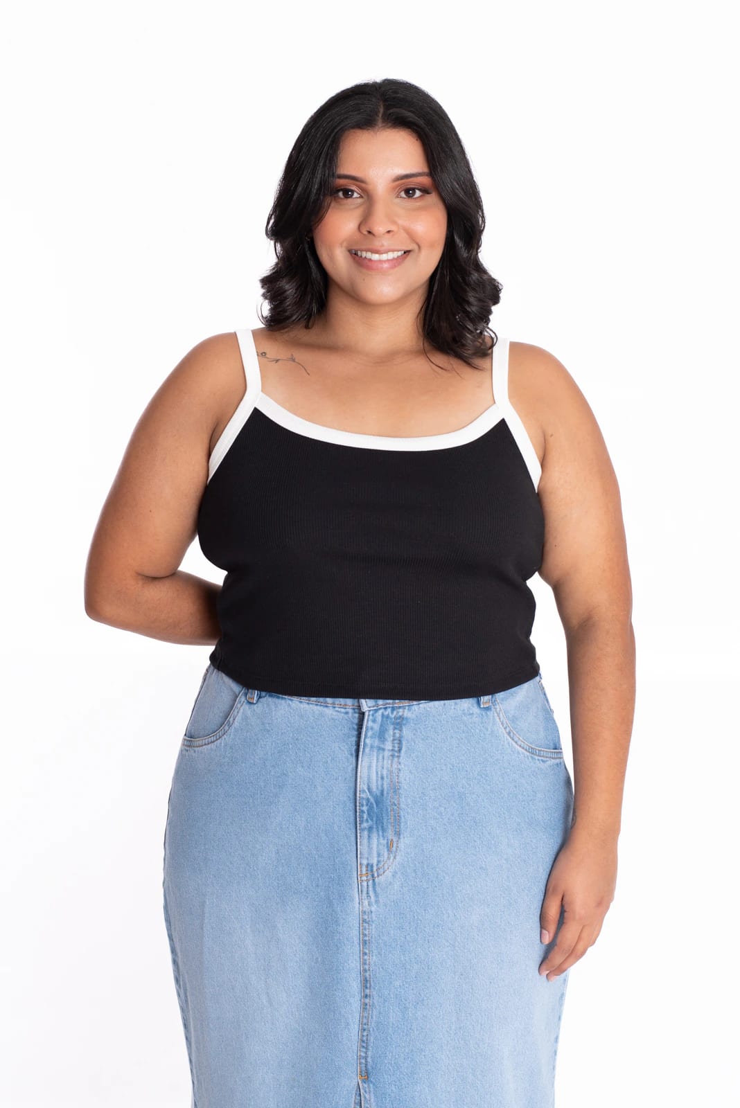 Crop Top Solaris Negro - imagen 3