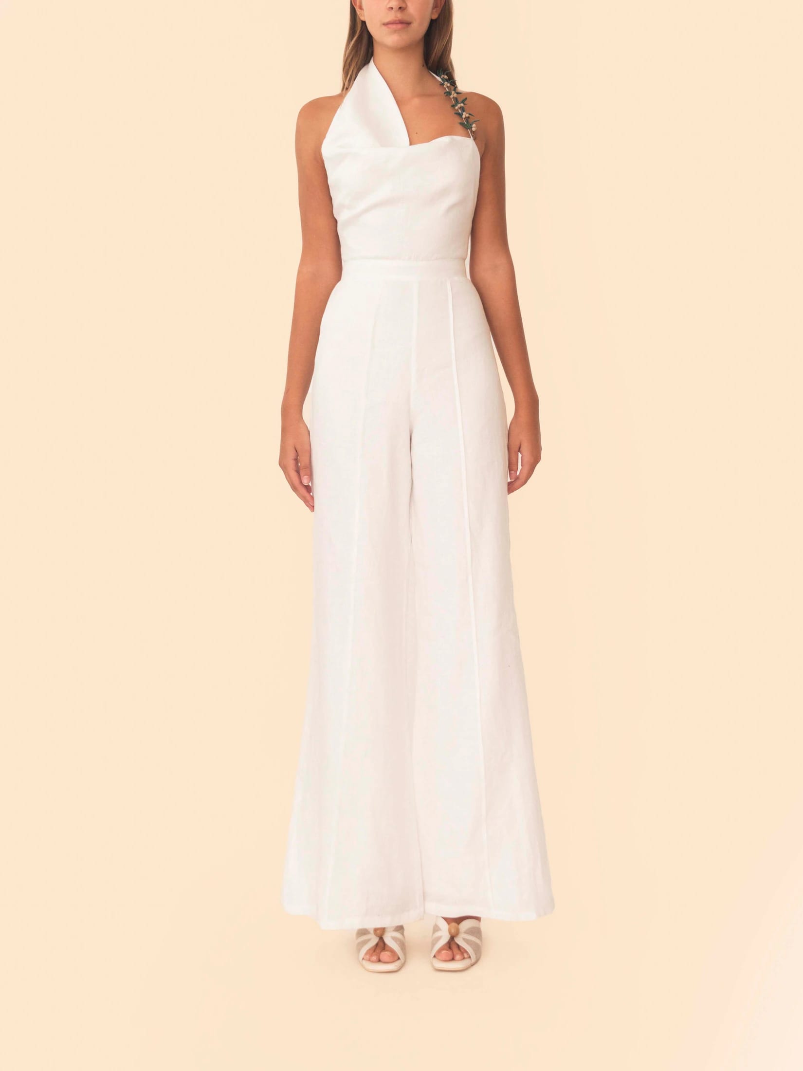 ZANE JUMPSUIT IVORY - imagen 1