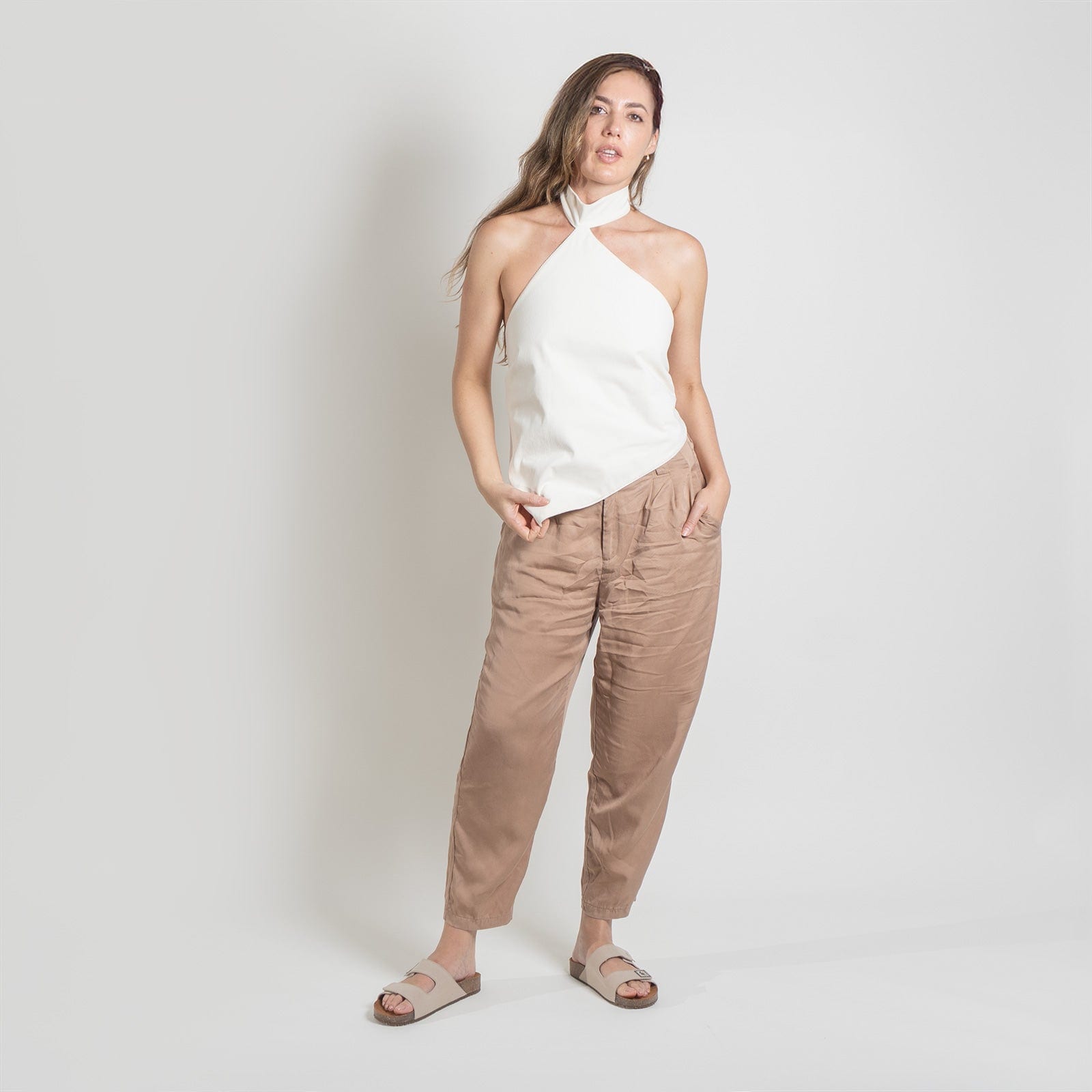 Sandalias "Ruta" Beige - imagen 8
