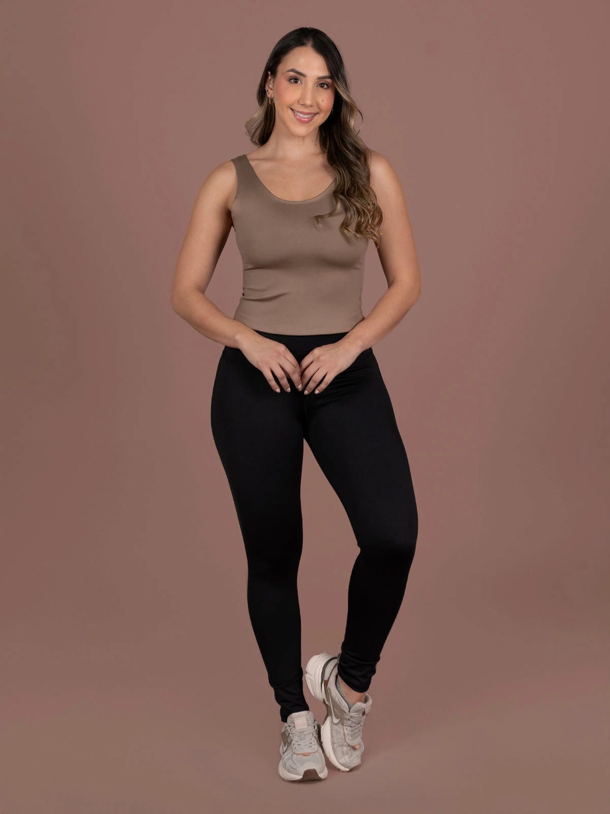 Blusa shape Caqui - imagen 2