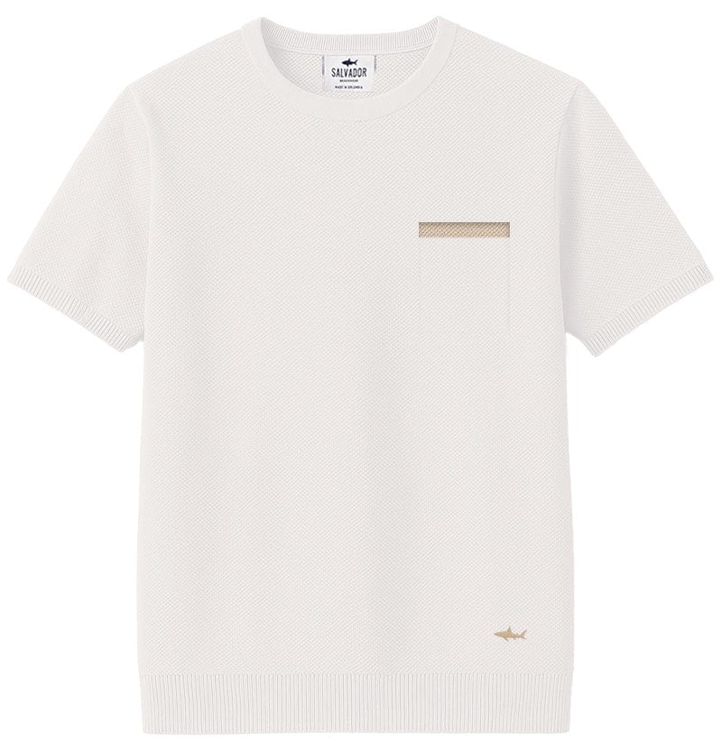 CAMISETA DE PUNTO BLANCA B ARENA - imagen 1