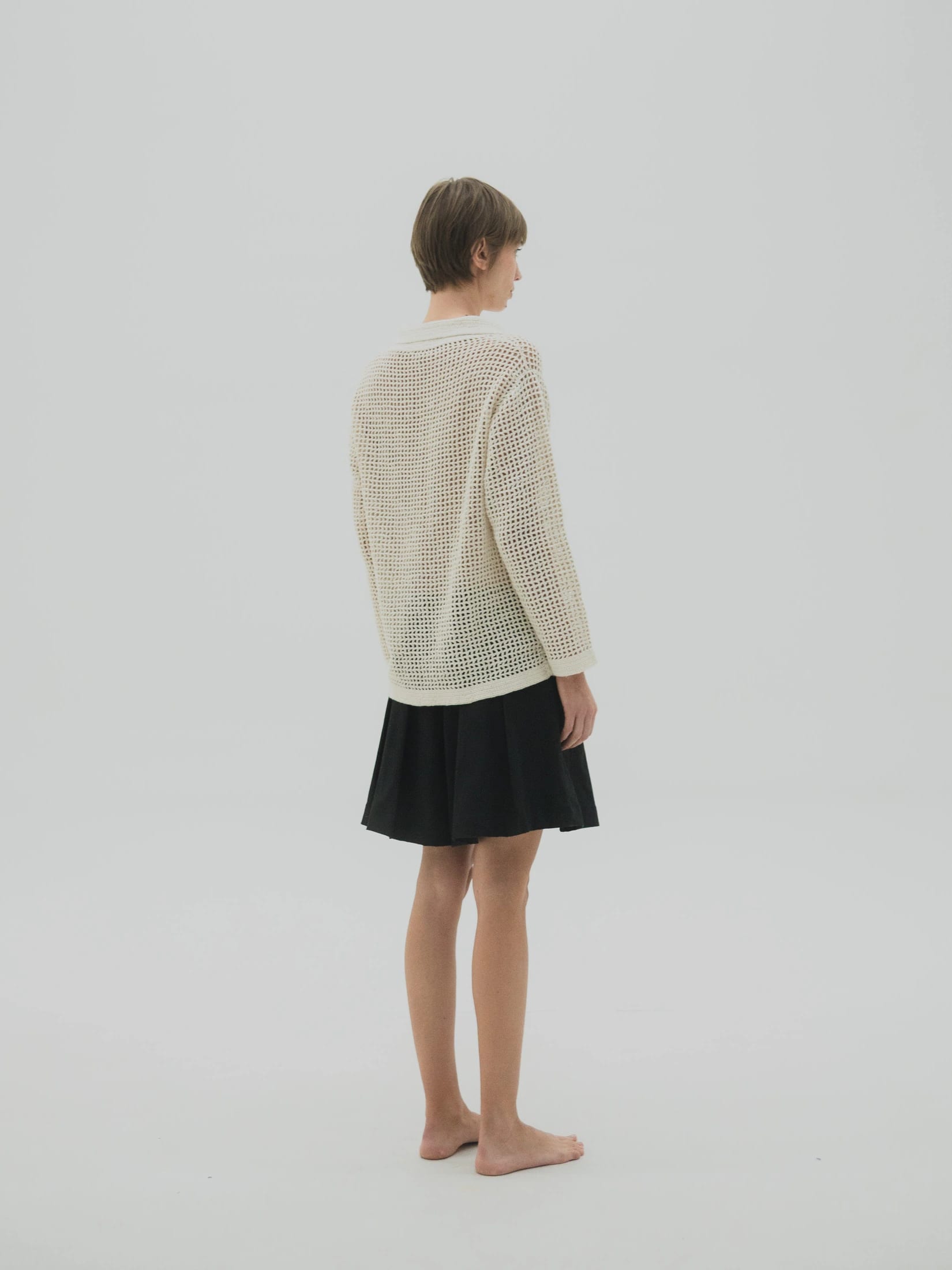 Camisa tejida en crochet Mujer - imagen 2
