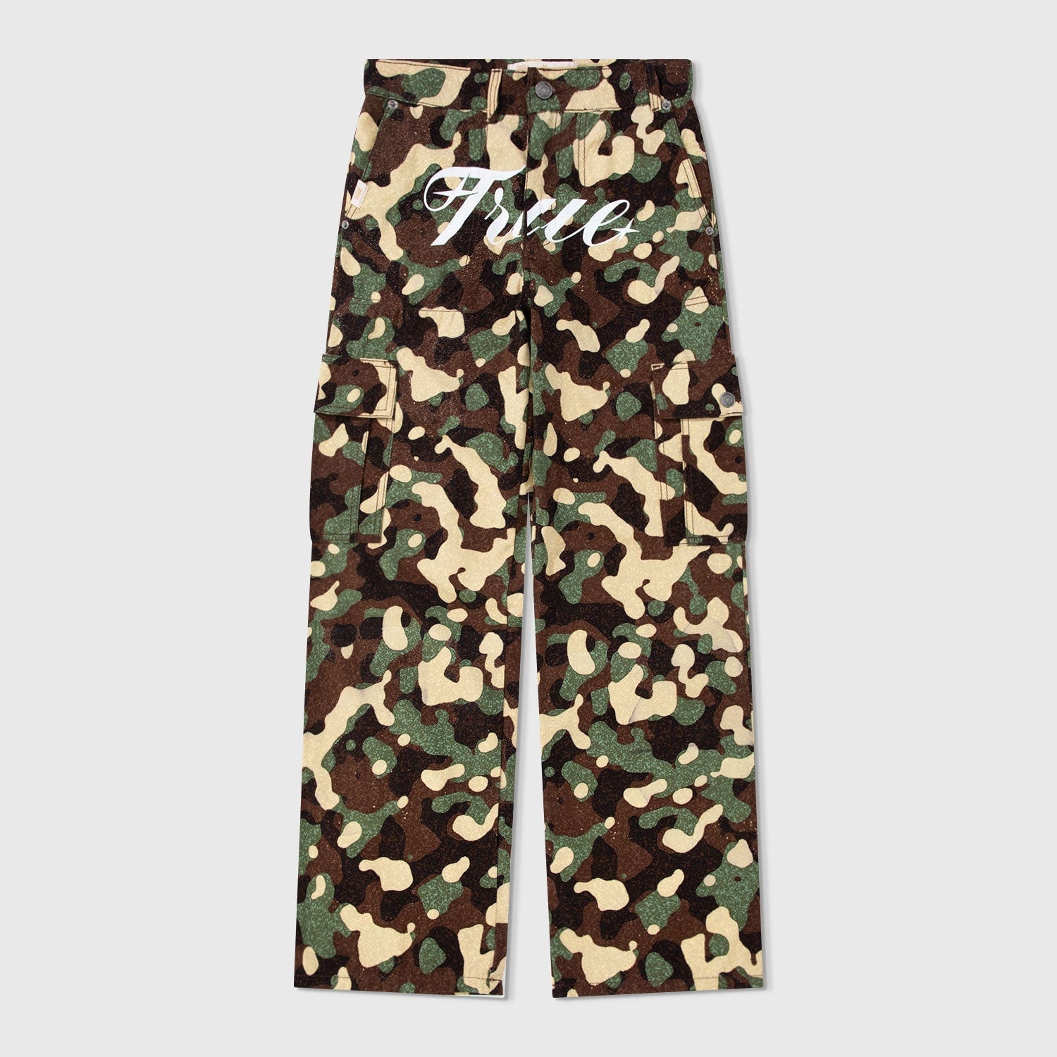 Loose Straight Camo Pants - Green - imagen 1