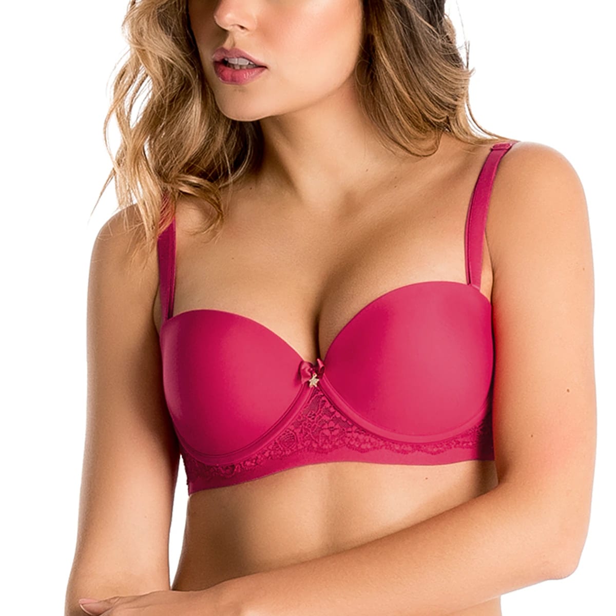 BRASIER STRAPLESS CON ENCAJE EN ESPALDA - imagen 2