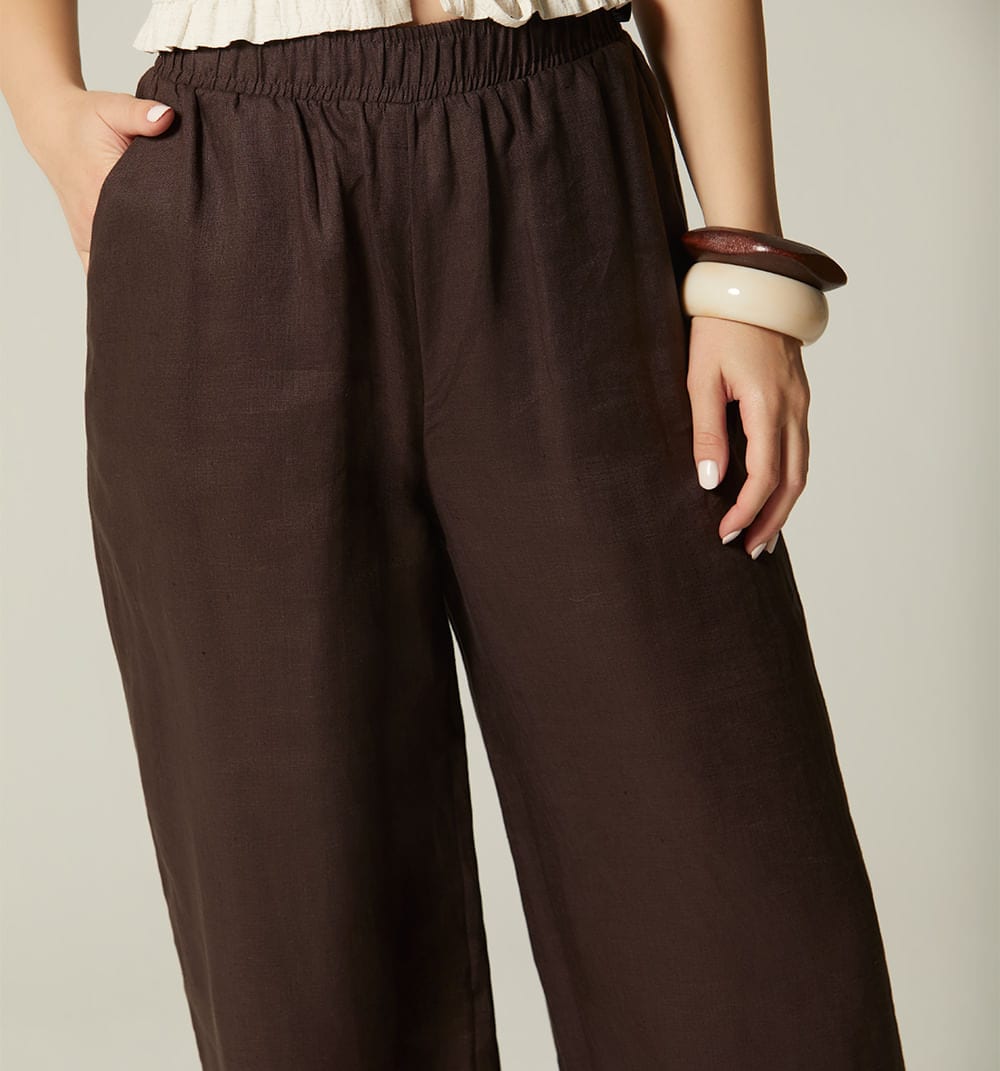 Pantalon tiro alto bota ancha - imagen 7
