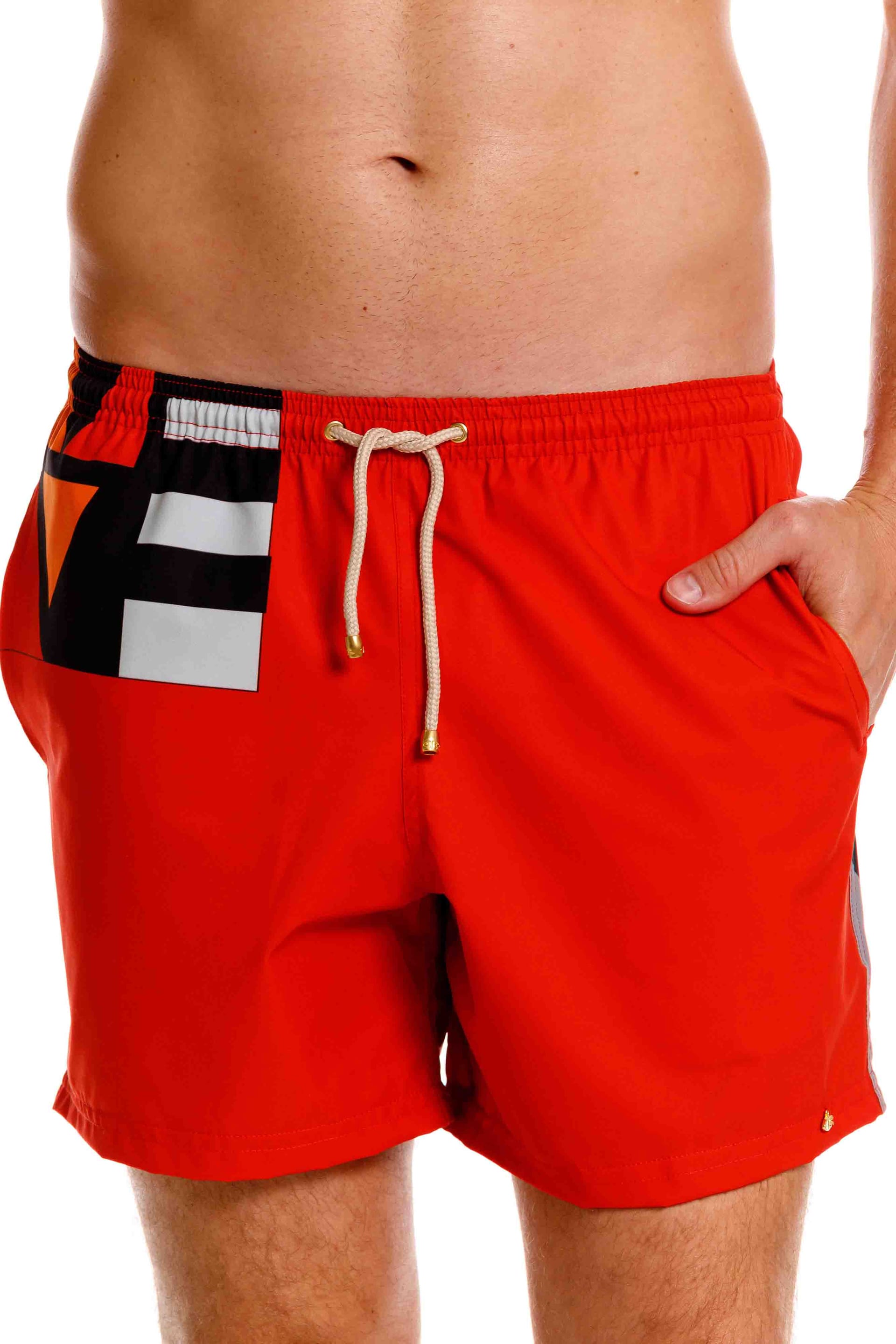 Pantaloneta Buy Art Naranja - imagen 3