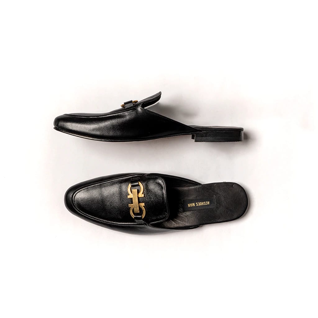 Loafer mules herraje dorado - imagen 2